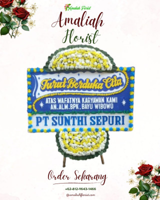 Papan Bunga Duka di Srimartani