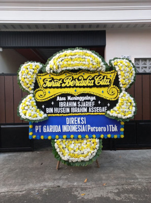 Papan Bunga Duka di Srimartani